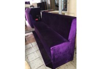 Thanh Lý Ghế Sofa Cafe Vải Nhung Tím 2m